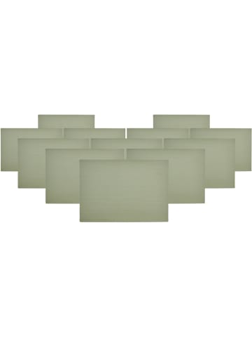 Ritzenhoff & Breker 12er Set Platzmatten Mistral 43 x 30 cm in Hellgrün