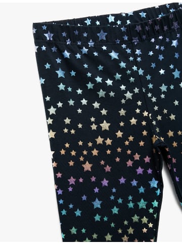 KOTON LEGGINGS in Marineblau Gemustert