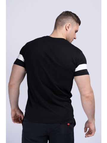 Lonsdale T-Shirt "Askerswell" in Schwarz