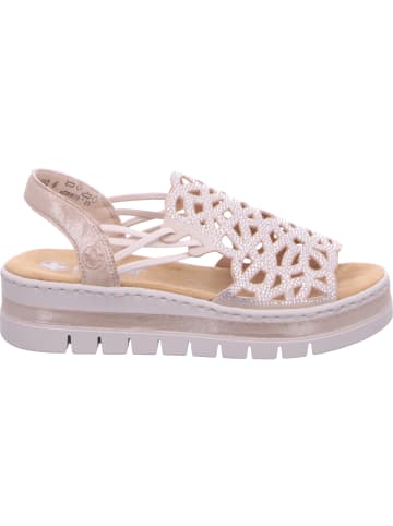 rieker Keilsandalette in beige