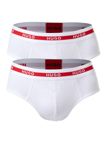 HUGO Slip 2er Pack in Weiß