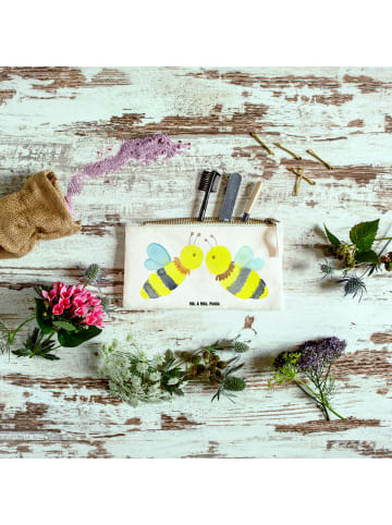 Mr. & Mrs. Panda Kulturbeutel Biene Liebe ohne Spruch in Weiß