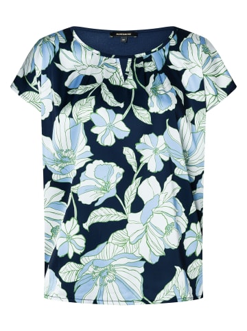 More & More Blusenshirt in floral print ink blue fond