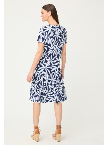Olsen Kleid in marine blau - 0001