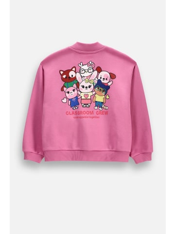 Coccodrillo Bomber-Trainingsjacke in rosa