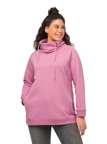 Ulla Popken Sweatshirt in himbeere