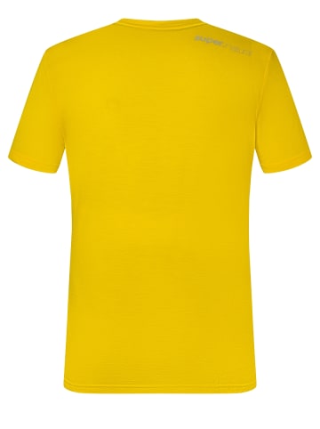 super.natural Merino T-Shirt M ACTIVE TEE in gelb