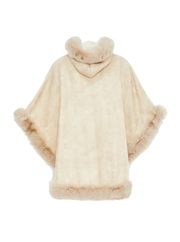 osha Poncho in Beige