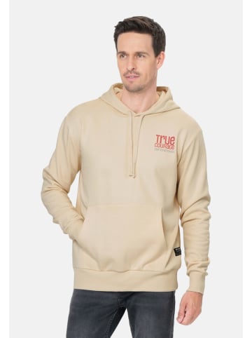 KEY LARGO Hoodie 'True Courage' in beige