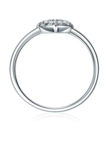 Trilani Ring aus Sterling Silber mit Zirkonia in silber