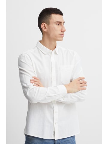 BLEND Langarmhemd - BHShirt PP SEA - 20715153 Langarmhemd aus Leinenmix in weiß