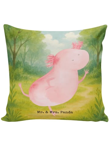 Mr. & Mrs. Panda mikrofaser zierkissen Axolotl Tanzen Design ohn... in Weiß