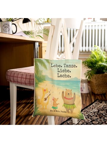 Mr. & Mrs. Panda shopping bag Waldtiere Aloha Design mit Spruch in Weiß