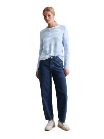 Marc O'Polo DENIM Gestreifter Pullover regular in Light Blue
