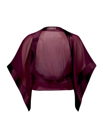 Vera Mont Chiffonstola mit 3/4 Arm in Strong Aubergine