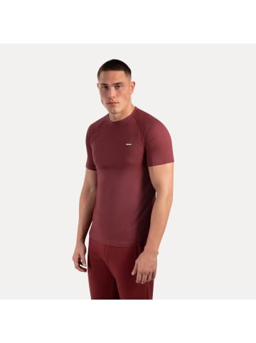 SMILODOX T-Shirt Thilo in Bordeaux