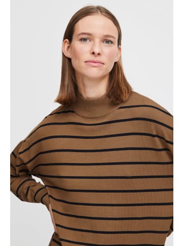 b. young BYMMORLA LOOSE TURTLENECK - KNIT Loose fit in Military Olive Mix