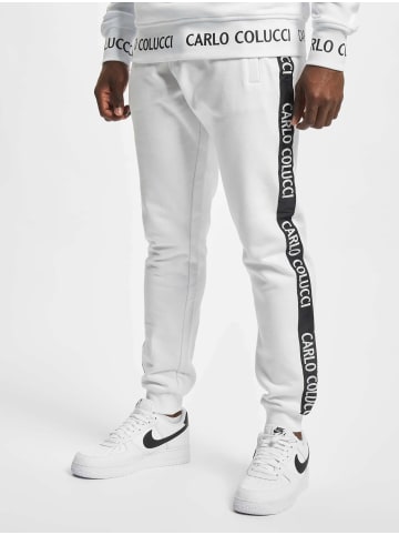 Carlo Colucci Carlo Colucci Carlo Colucci Tape Sweat Pant in white