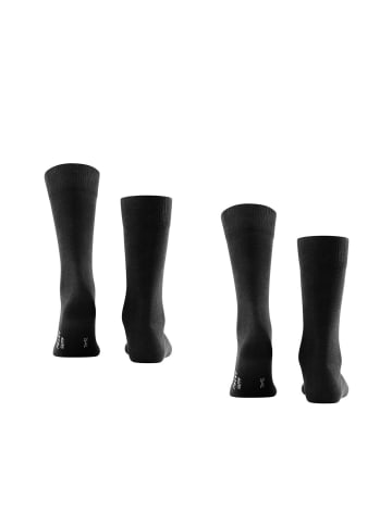 Falke Socken 2er Pack in Schwarz