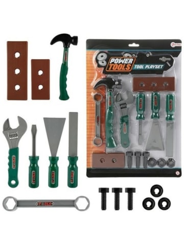 Toi-Toys Power Tools Werkzeugset 14tlg Schrauben Klopfen 4 Jahre