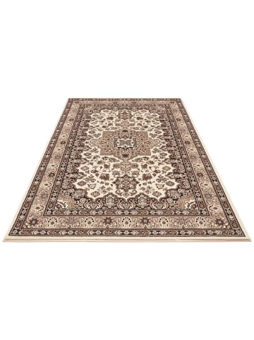 Nouristan Orientalischer Kurzflor Teppich Parun Täbriz Ivory Beige