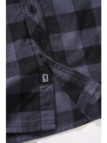 Brandit Hemd "Kids Check Shirt Long Sleeve" in Schwarz