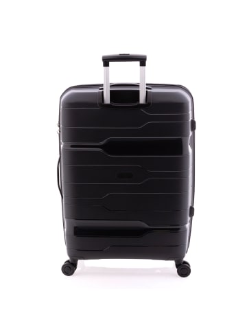 Gladiator 3800 4 Rollen Trolley 77 cm mit Dehnfalte in black