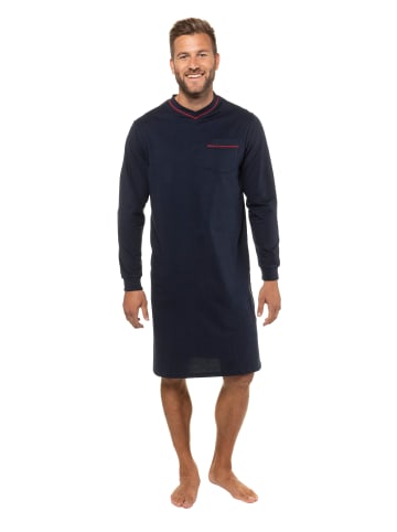 JP1880 Langer Schlafanzug in dunkel marine