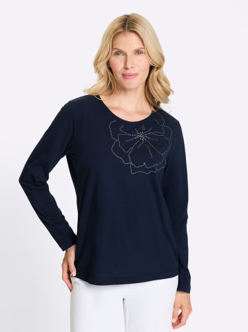 Sieh an! Langarmshirt in marine