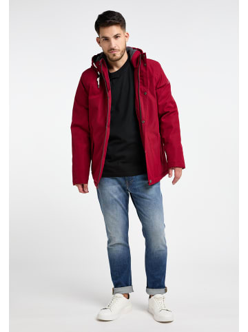 ICEBOUND Herren Wattierte Winterjacke in Dunkelrot