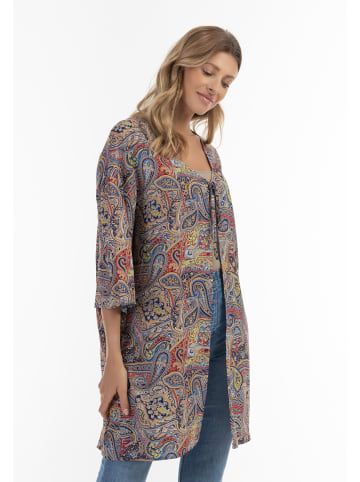 usha FESTIVAL Damen Kimono in Marine Mehrfarbig