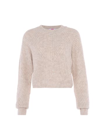 myMo Damen Pullover in WOLLWEISS MELANGE
