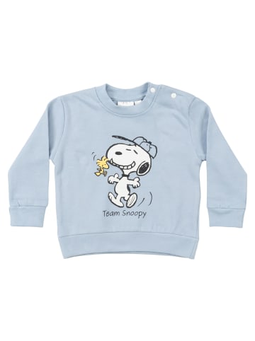 Snoopy Peanuts Snoopy Baby Sweatshirt Pullover Babykleidung Oberteil Langarm in blau