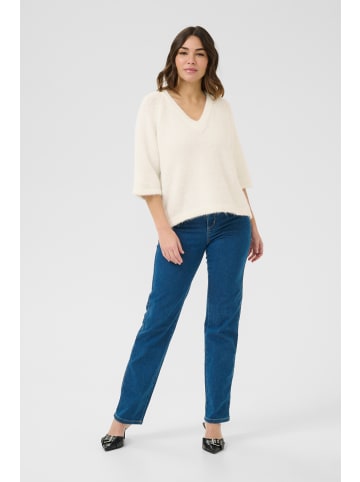 Kaffe Strickpullover KAemilie in Chalk