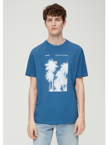 s.Oliver T-Shirt kurzarm in Blau