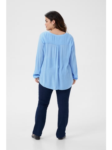 KAFFE curve Langarm-Bluse KCami Regular fit in Soft Chambray