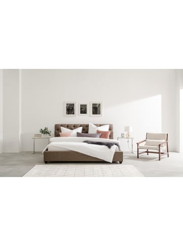 home24 Kurzflorteppich Opus in Creme