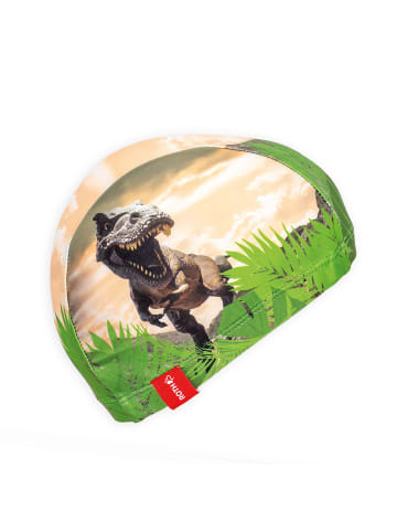 ROTH Kinder-Badekappe mit Tyrannosaurus-Motiv in Bunt