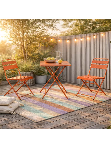 Butlers Gartenmöbel-Set URBAN ONE 3-tlg. in Orange