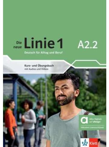 Klett Verlag Buch - Die neue Linie 1 A2.2 - Hybride Ausgabe allango, m. 1 Beilage