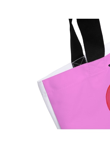 Mr. & Mrs. Panda Shopper Flamingo Stolz ohne Spruch in Aquarell Pink