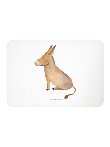 Mr. & Mrs. Panda Kühlschrankmagnet Esel ohne Spruch in Weiß