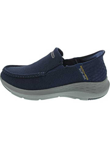 Skechers Slip-Ins: Parson Ralven Slipper Blau