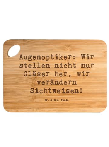 Mr. & Mrs. Panda Brett Spruch Augenoptiker Sichtweise mit Spruch in Braun