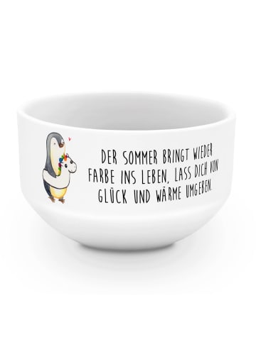 Mr. & Mrs. Panda salatschälchen Sommerfarben mit Spruch in Weiß