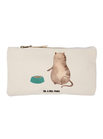 Mr. & Mrs. Panda Menschrmäppchen Katze Fressen ohne Spruch in Weiß