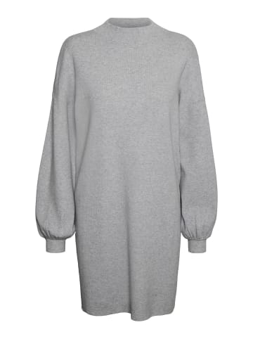 Vero Moda Strickkleid in Light Grey Melange