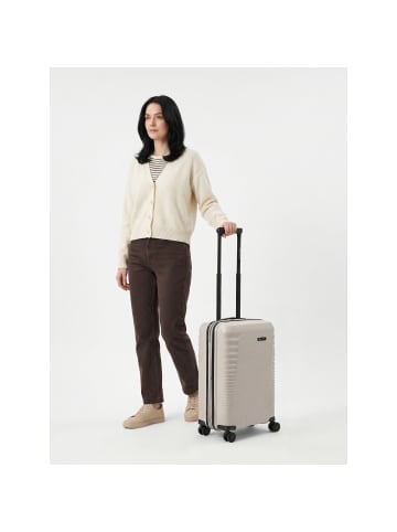 Farmhood Eco Edition 4 Rollen Kabinentrolley 55 cm mit Dehnfalte in beige