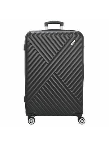 Paradise by CHECK.IN Kingston - 4-Rollen-Trolley 77 cm (lila) in schwarz