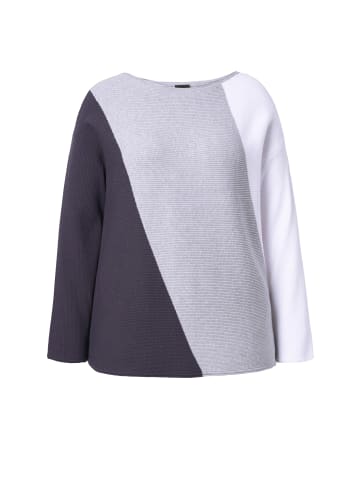Ulla Popken Pullover in grau melange